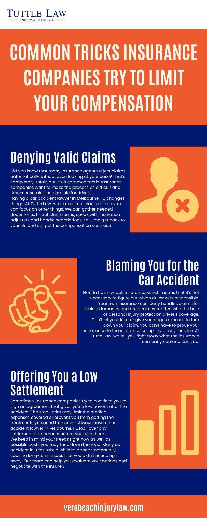 Common Tricks Insurance Companies Try To Limit Your Compensation Infographic