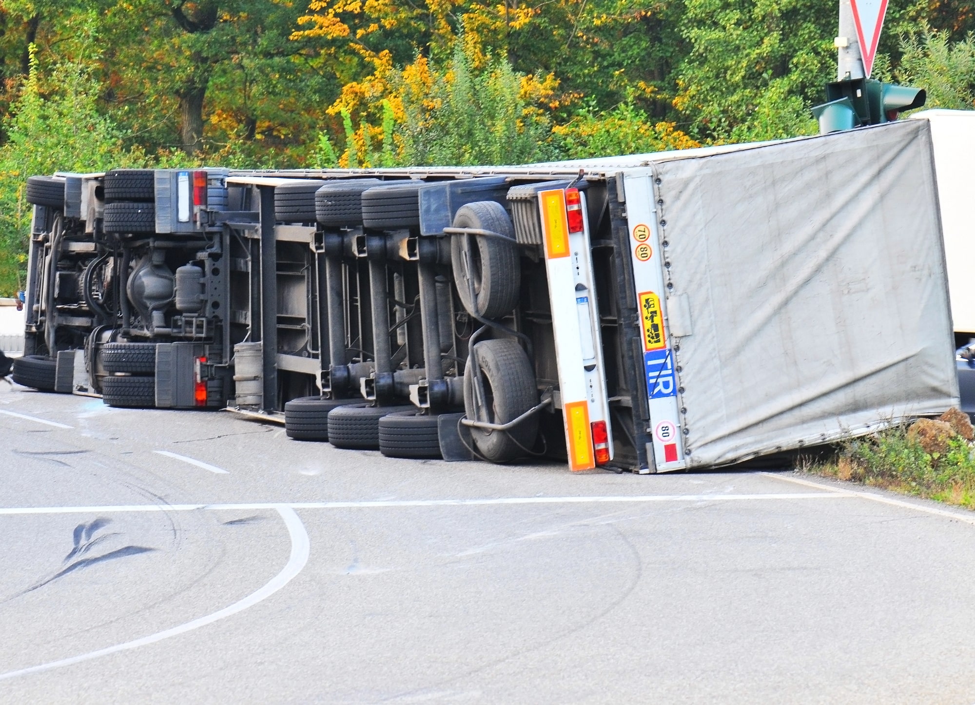 Melbourne truck accident lawyer – highway collision scene