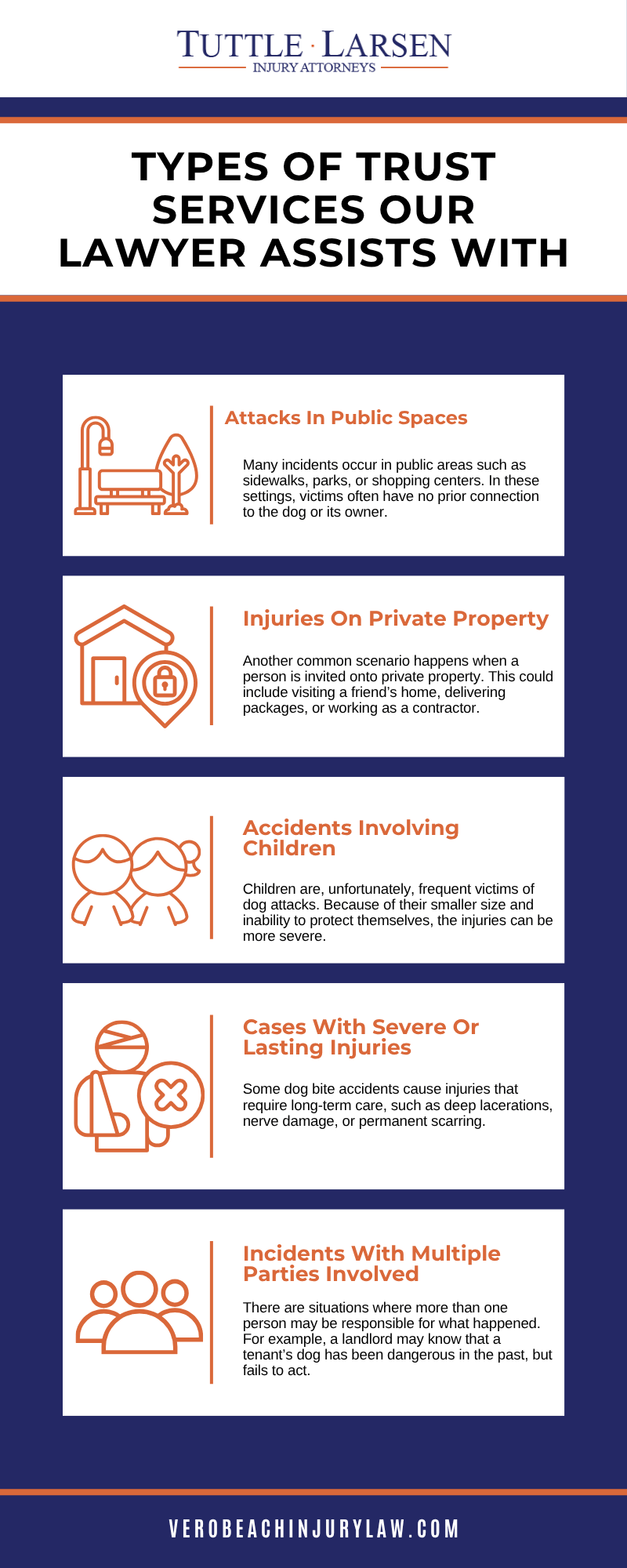 Types Of Trust Services Our Lawyer Assists With Infographic
