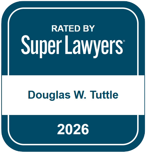 rated by super lawyers douglas w tuttle 2026 icon